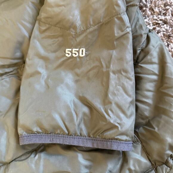 Men’s The North Face Nuptse Olive Green 550 Puffer Jacket Full Zip Size XL - Picture 4 of 6